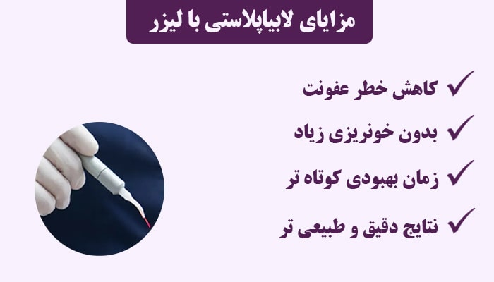 مزایای لابیاپلاستی با لیزر