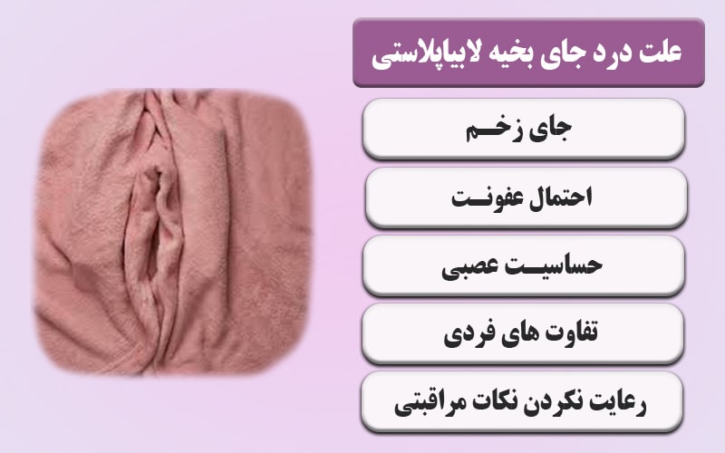 علت درد جای بخیه لابیاپلاستی